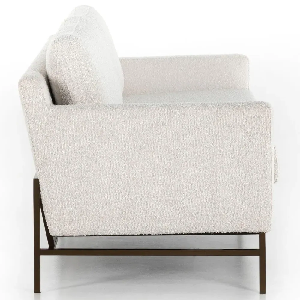 Lilian 3-Seater Sofa - Cream, Boucle