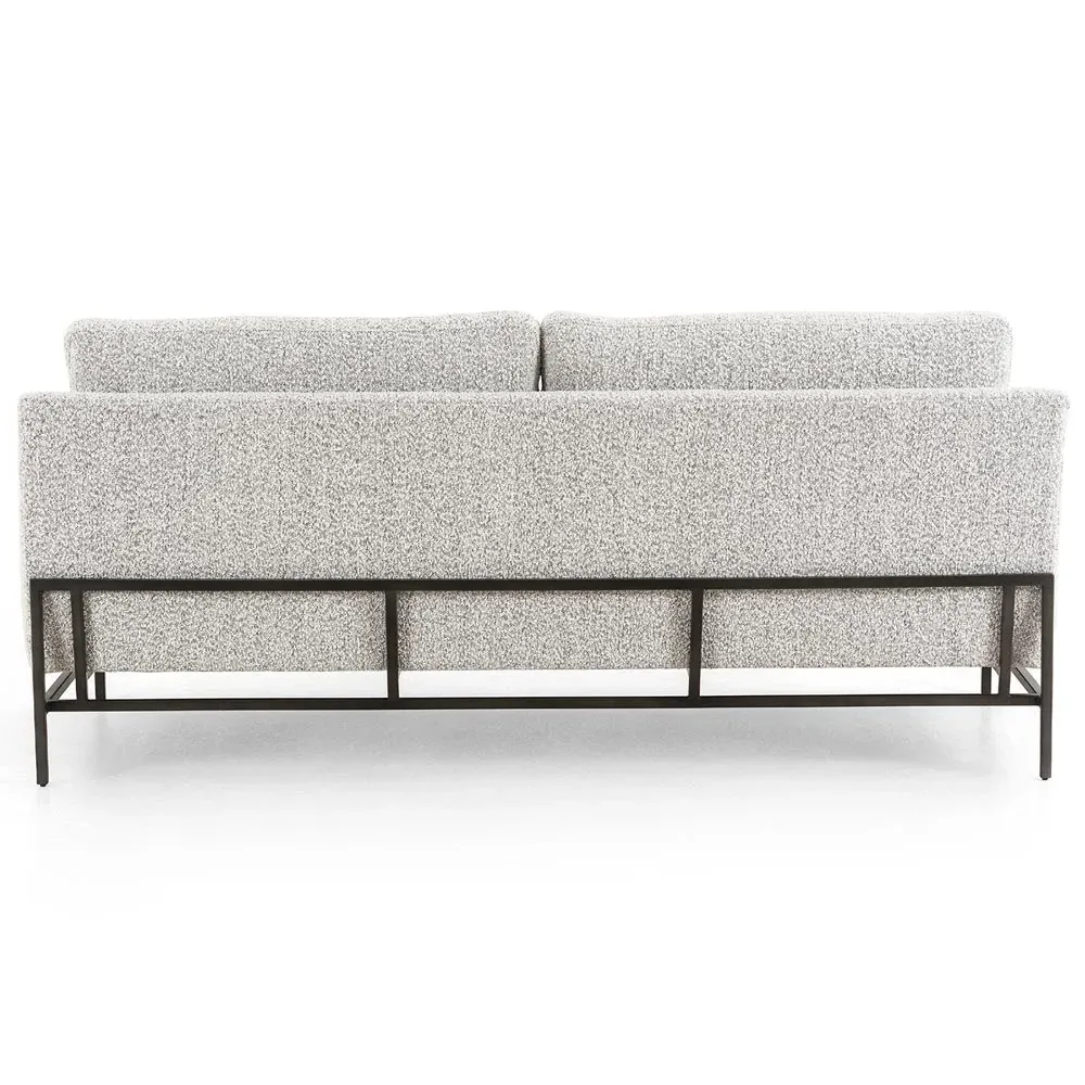 Lilian 3-Seater Sofa - Grey, Boucle
