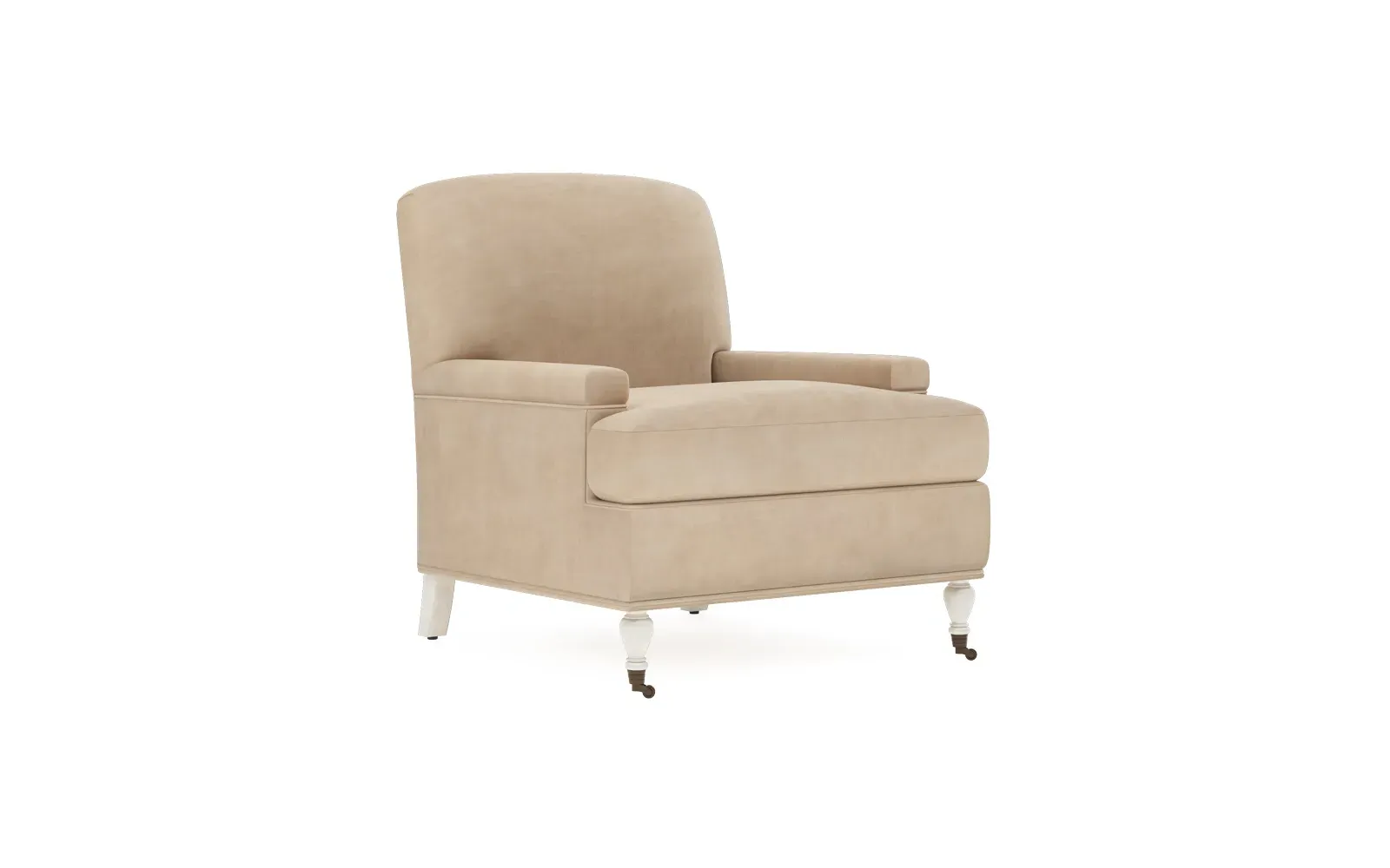 Liliane Chair - Latte, Leather
