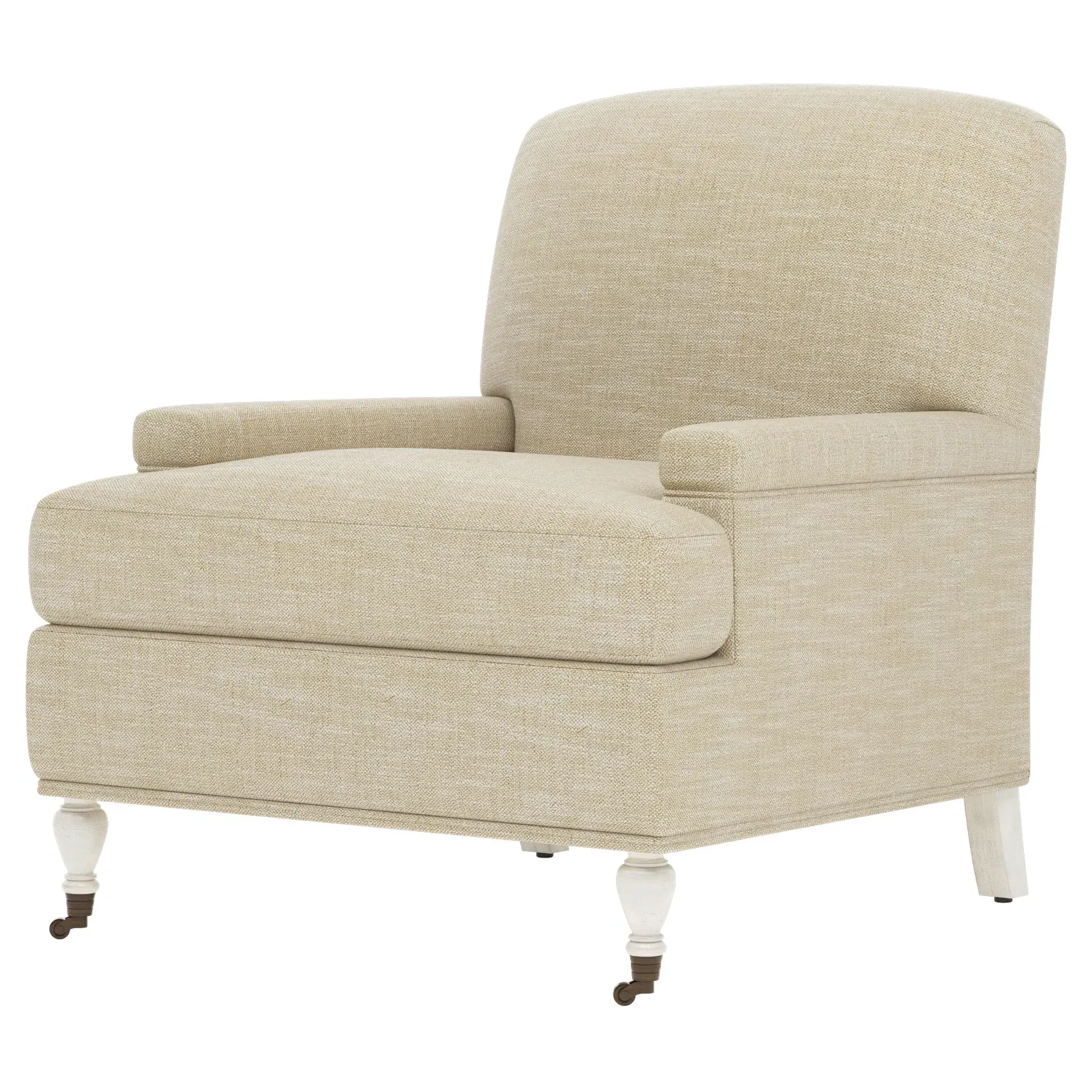Liliane Textured Weave Chair - Cashew, Hardwood image
