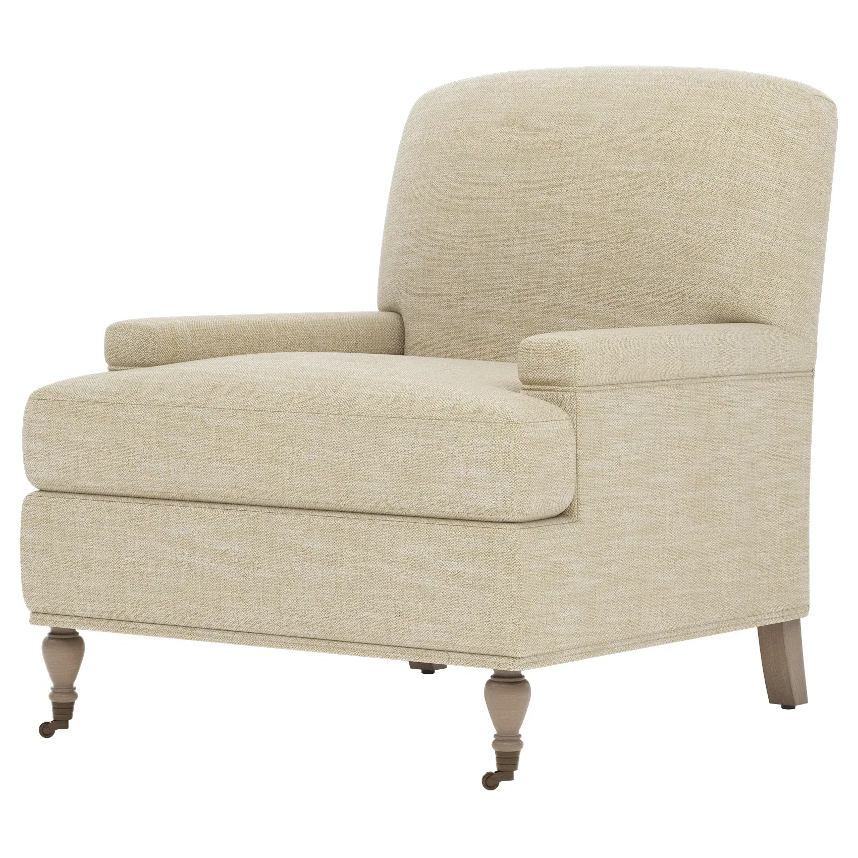 Liliane Textured Weave Chair - Cashew, Hardwood
