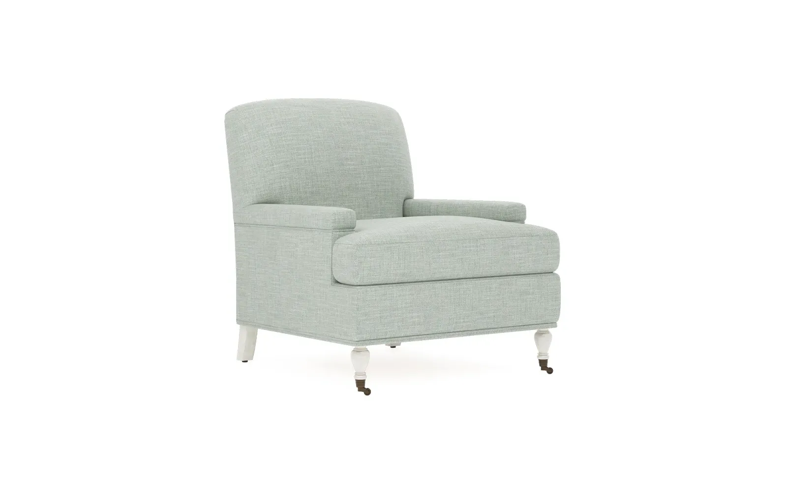 Liliane Textured Weave Chair - Spring Blue, Hardwood