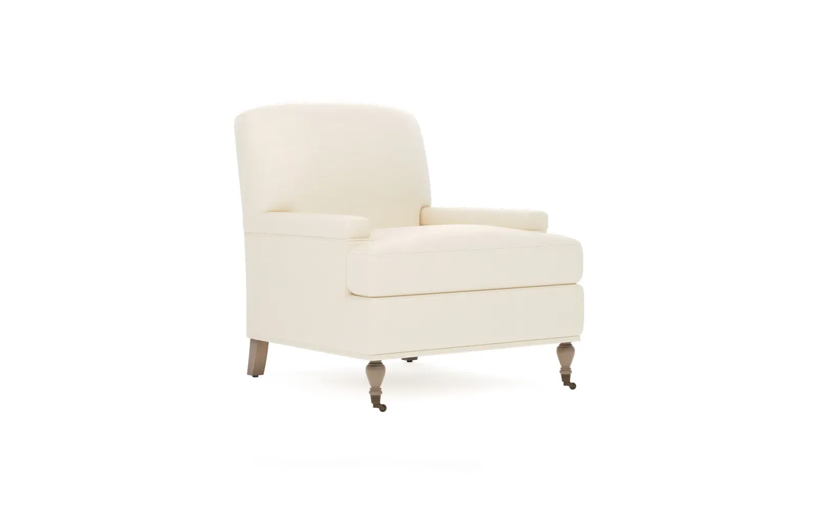Liliane Textured Weave Chair - White, Hardwood