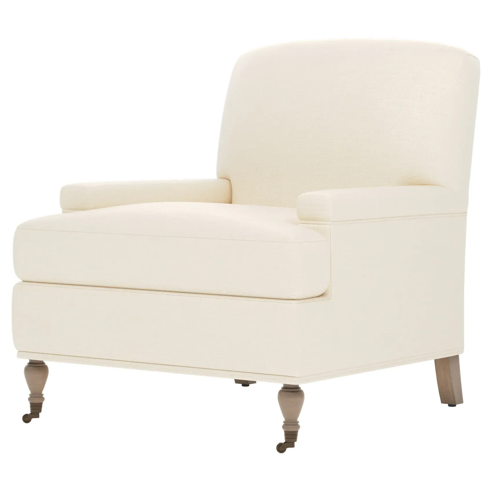 Liliane Textured Weave Chair - White, Hardwood