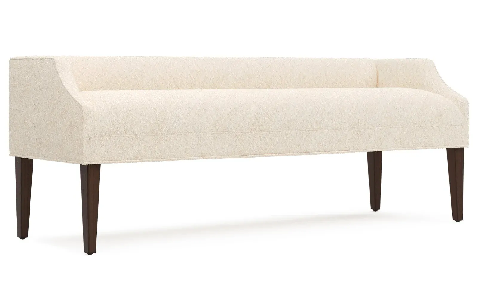 Lilibet Weave Bench - Angora Cream
