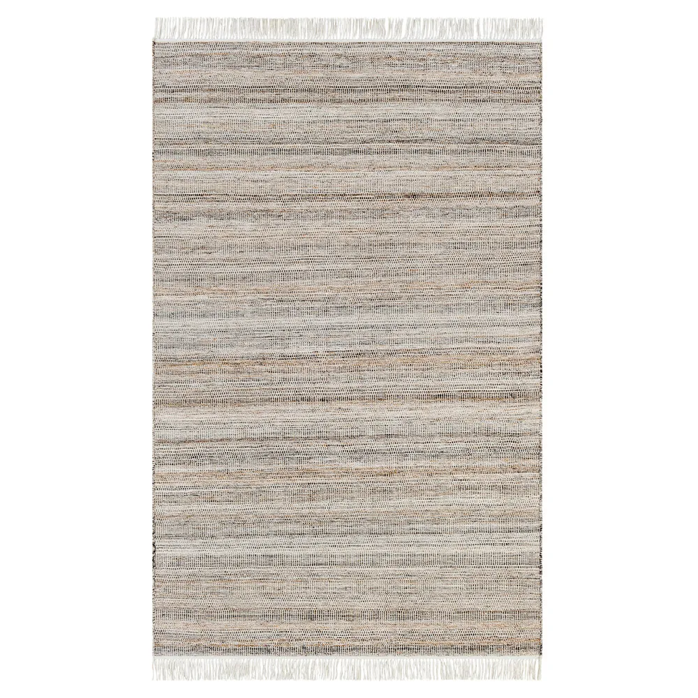 Liliput Striped Indoor Outdoor Rug - Brown