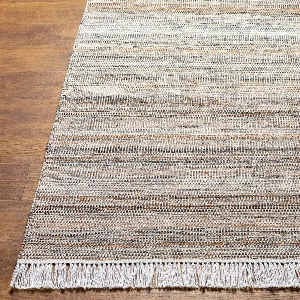 Liliput Striped Indoor Outdoor Rug Sample - Brown