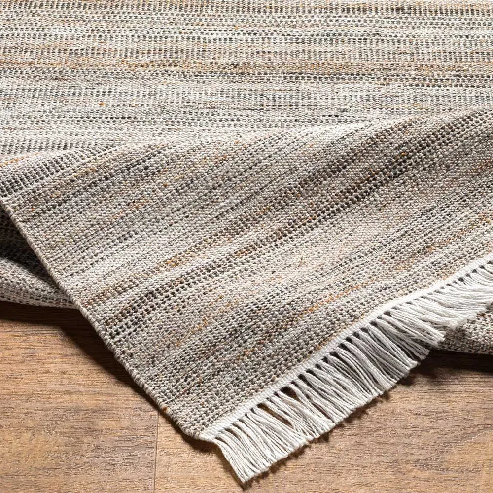 Liliput Striped Indoor Outdoor Rug Sample - Brown