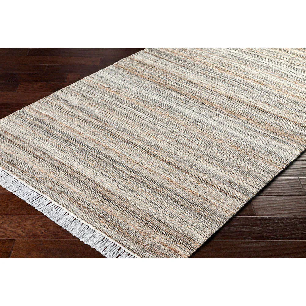 Liliput Striped Indoor Outdoor Rug Sample - Brown