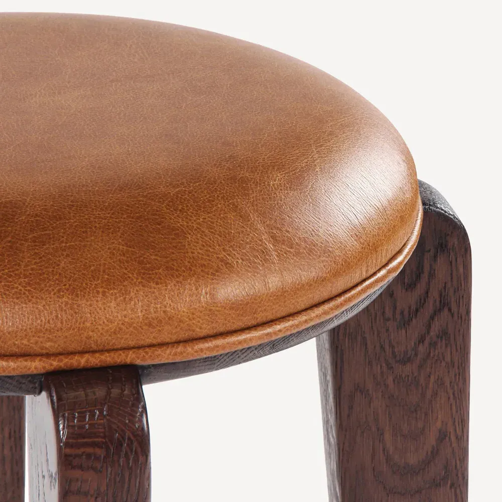 Lilith Counter Stool - Tan, Oak