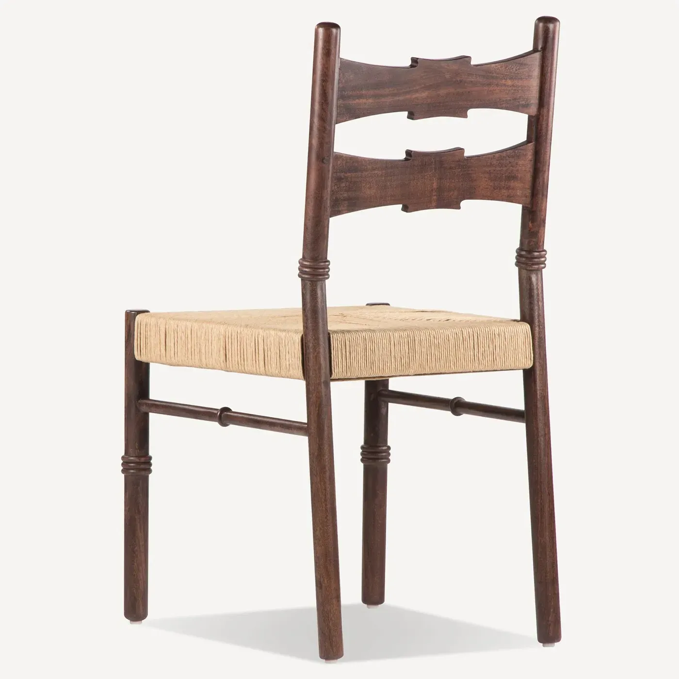 Lillian Woven Cord Dining Chair - Brown, Acacia