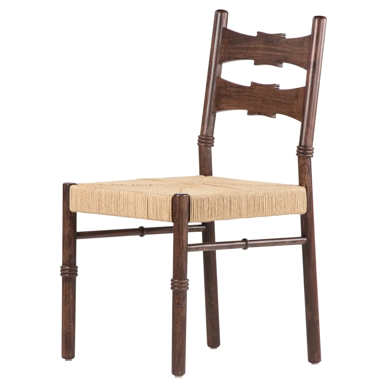 Lillian Woven Cord Dining Chair - Brown, Acacia image