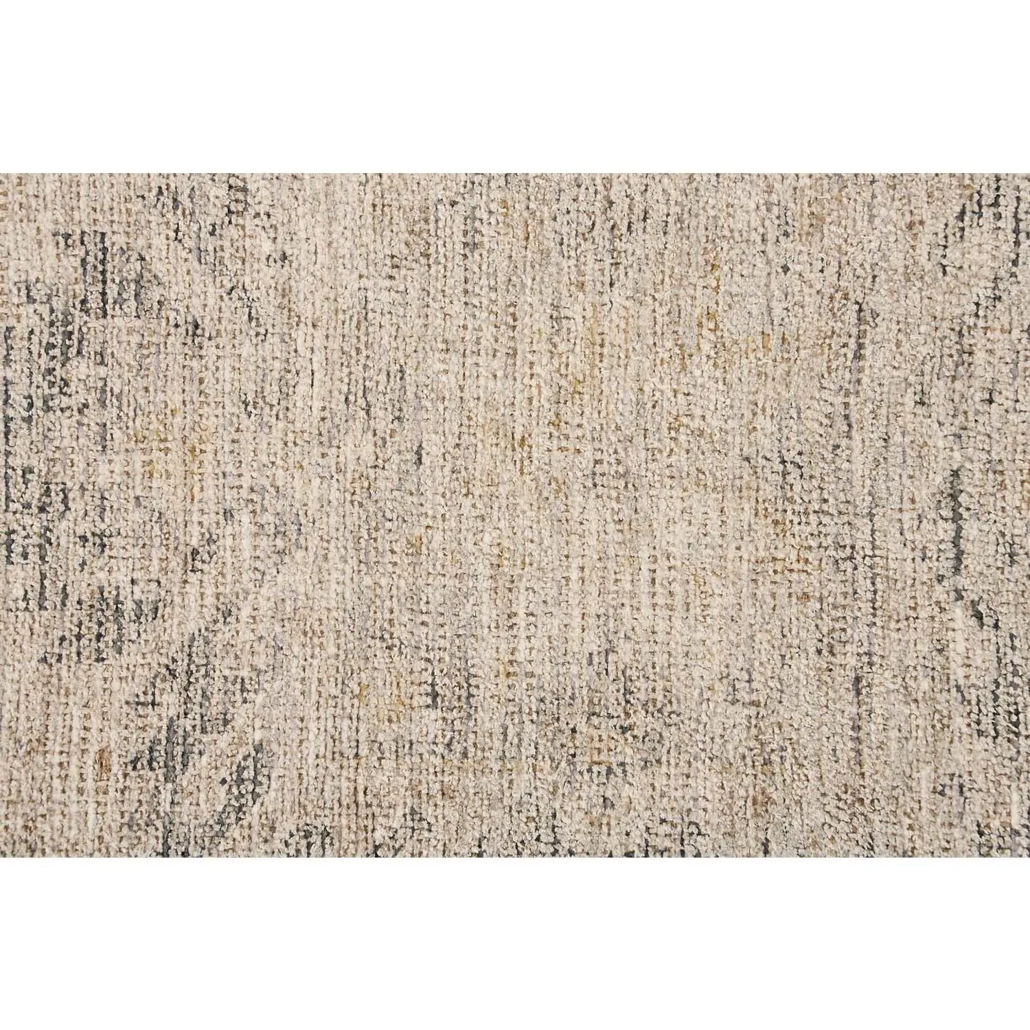 Lily Geometric Patterned Rug - Brown, Wool