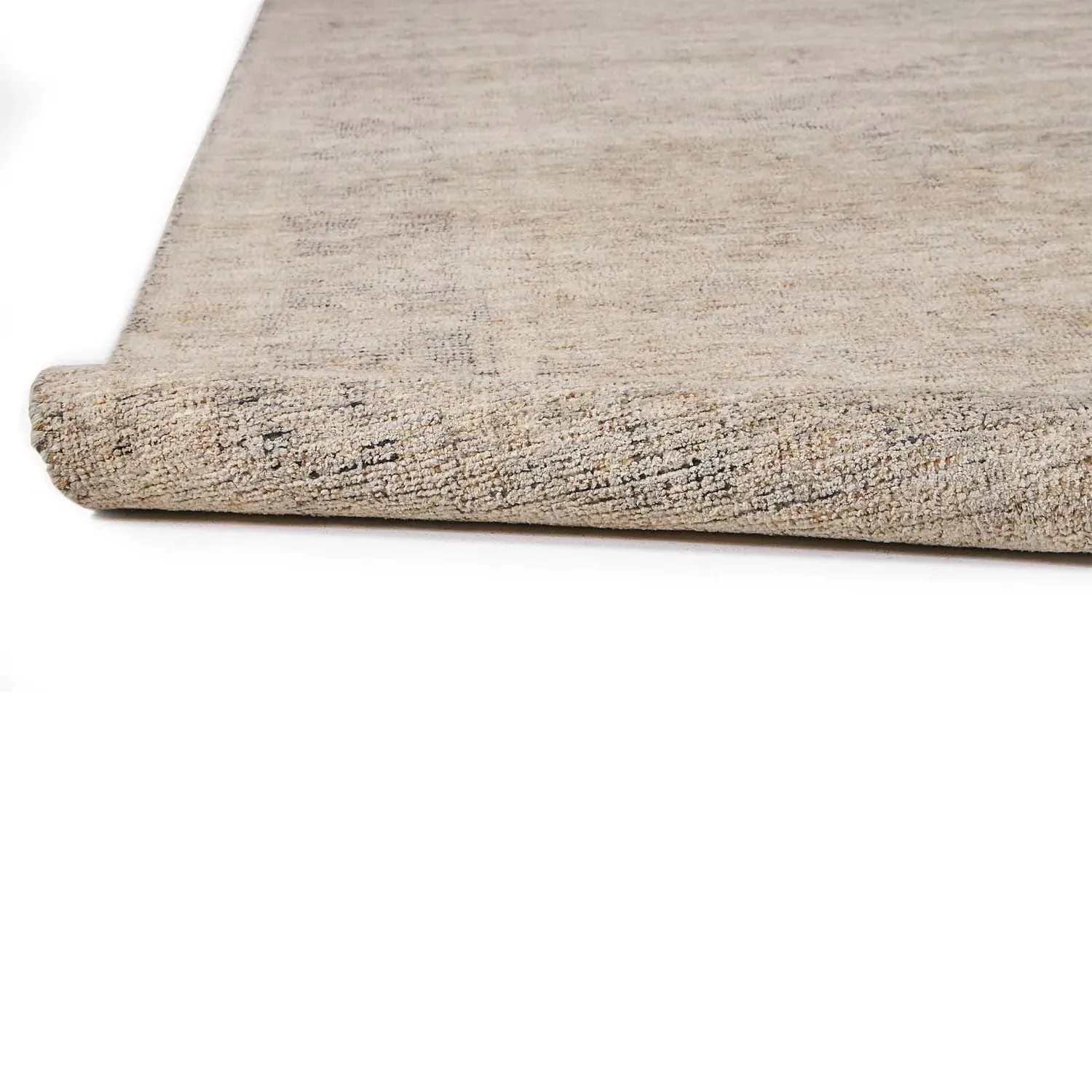 Lily Geometric Patterned Rug - Brown, Wool