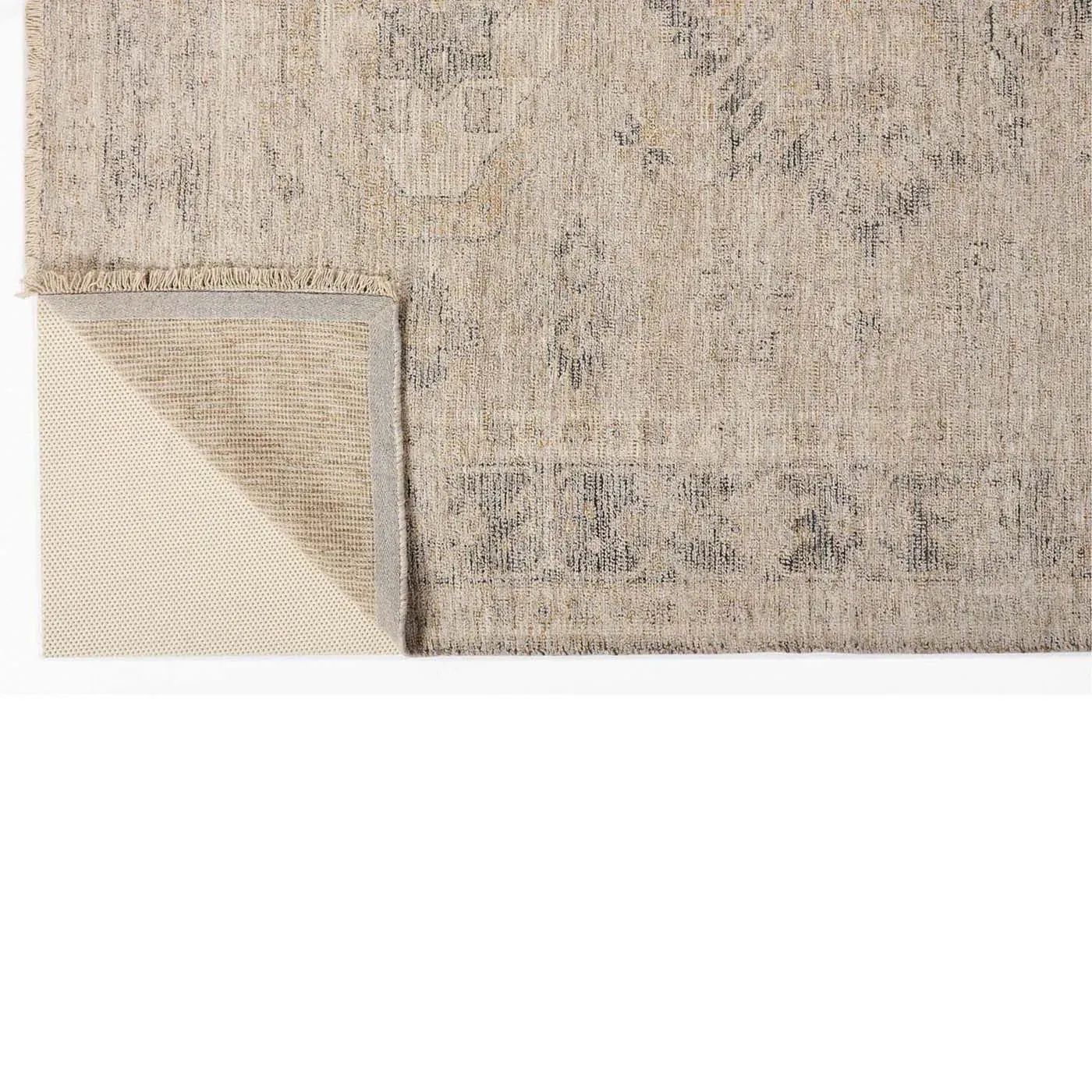 Lily Geometric Patterned Rug - Brown, Wool