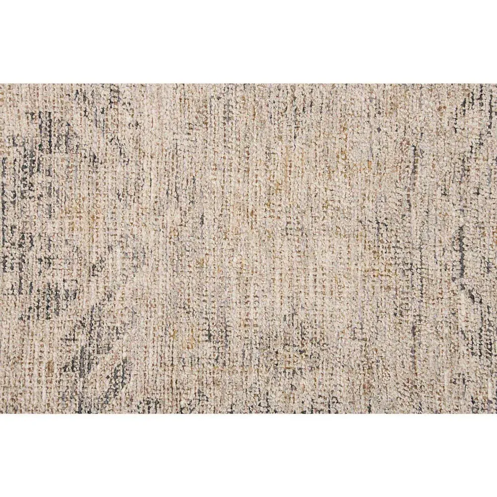 Lily Geometric Patterned Rug - Brown, Wool