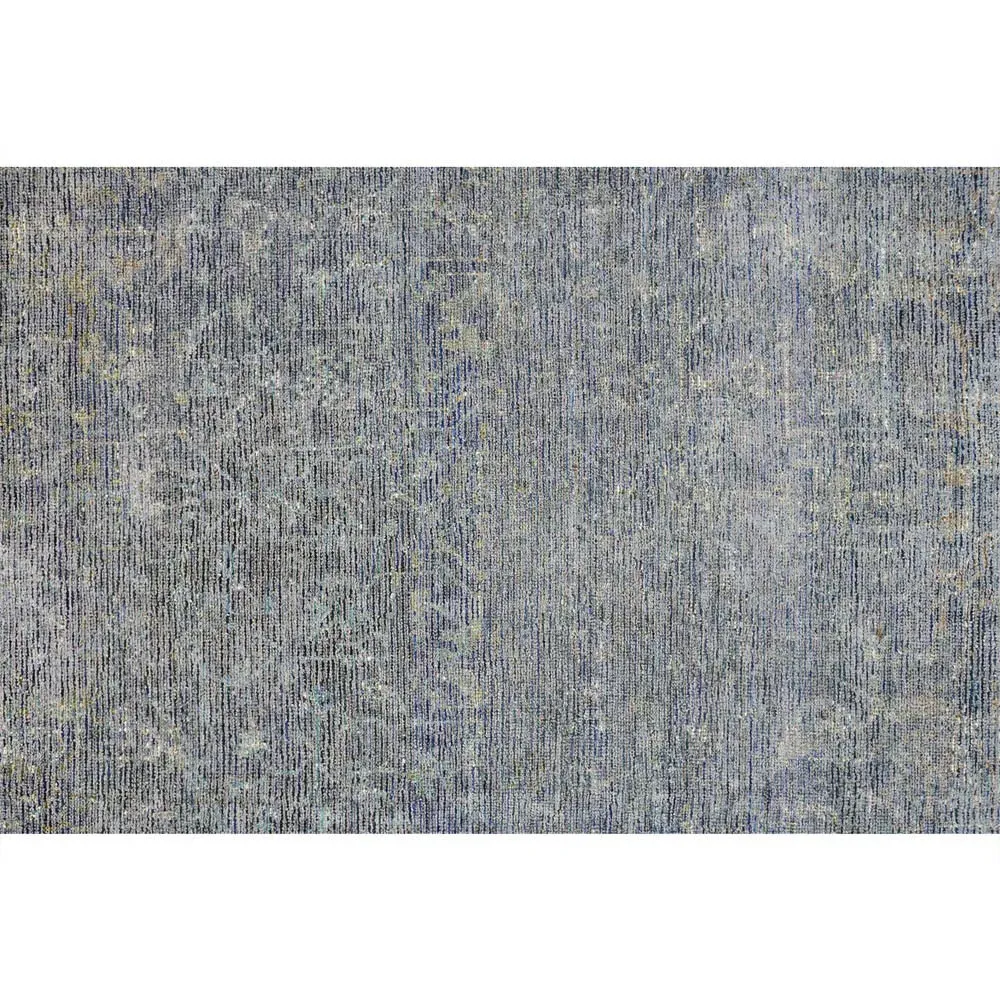 Lily Global Bazaar Patterned Rug - Blue, Wool