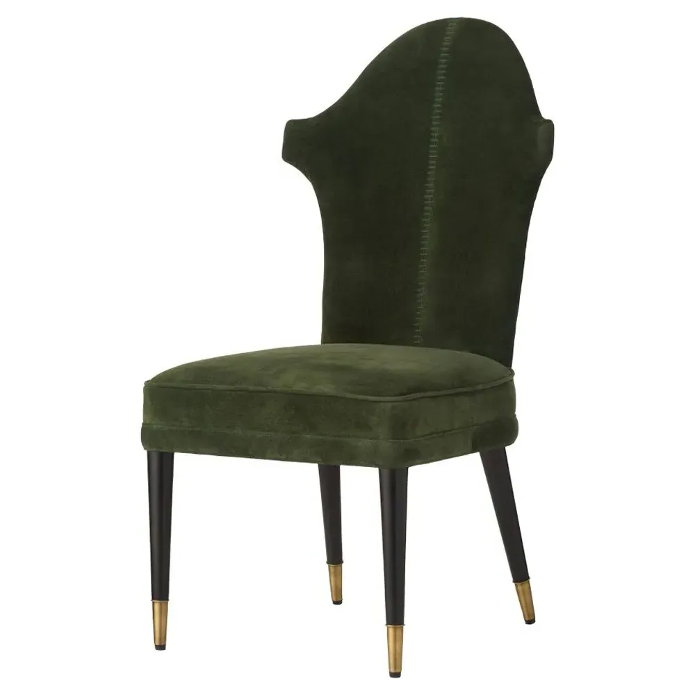 Lincoln Dining Chair - Green, Beech Wood