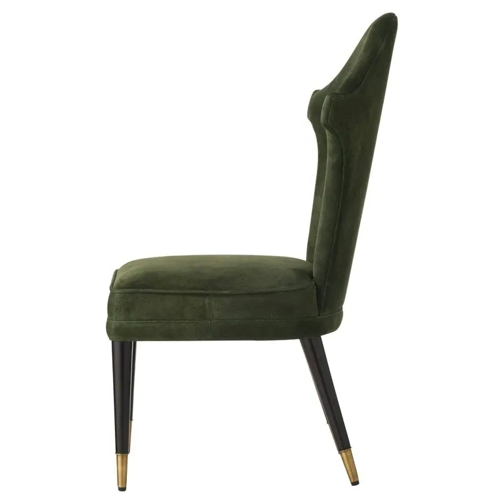 Lincoln Dining Chair - Green, Beech Wood