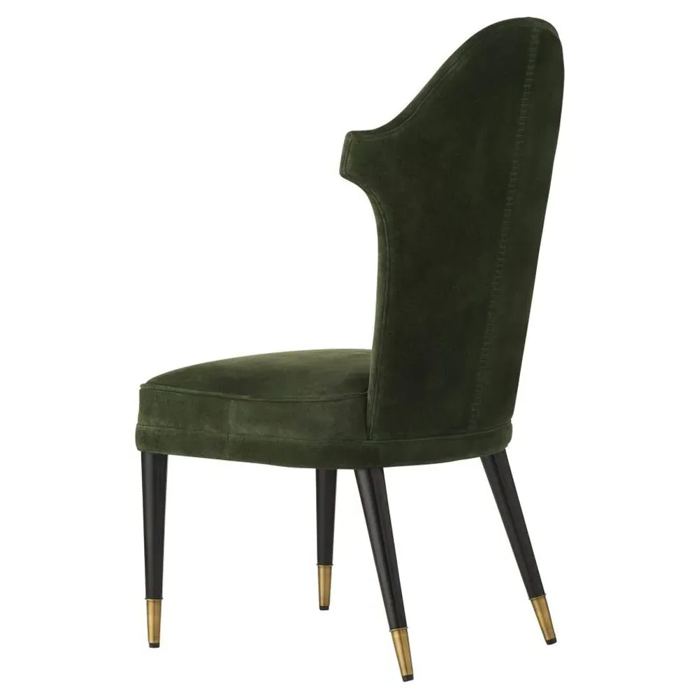 Lincoln Dining Chair - Green, Beech Wood