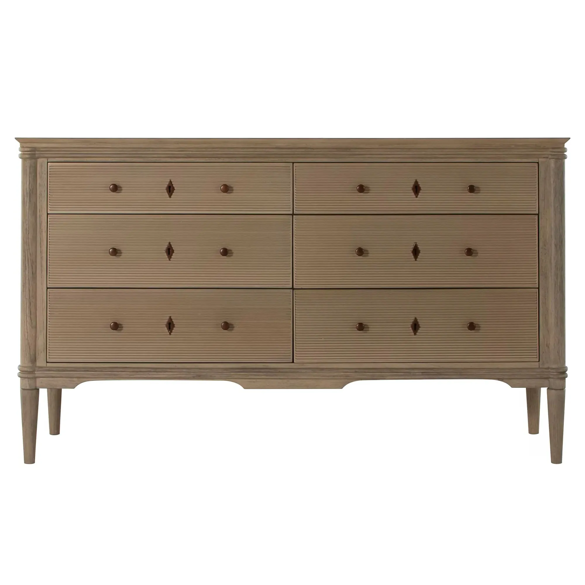 Linnea Double Dresser - Brown, Oak image