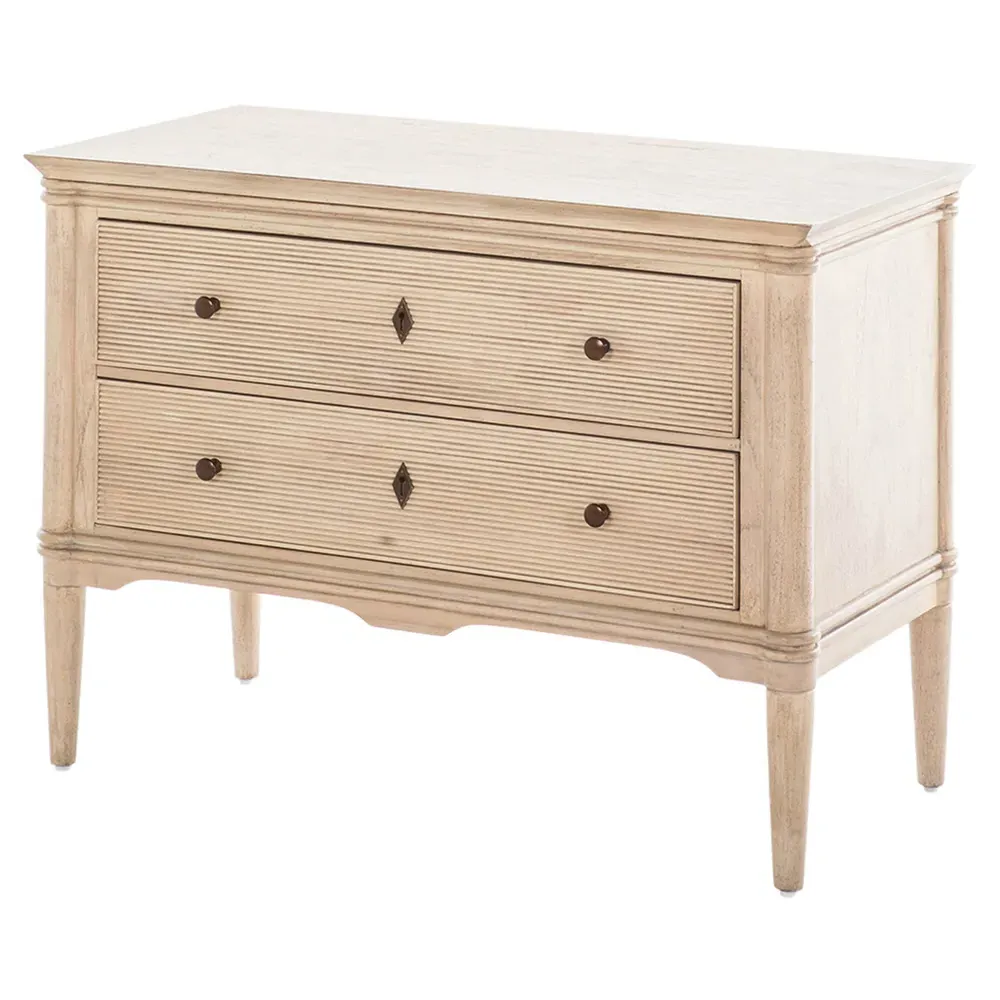 Linnea Nightstand - Beige, Oak