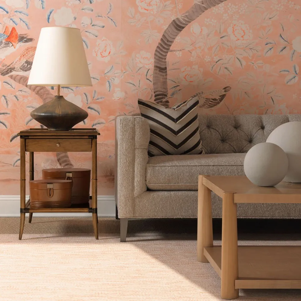 Linwood Rectangular Side Table - Brown, Wood