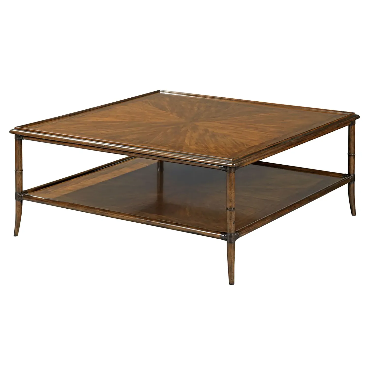 Linwood Square Cocktail Table - Brown, Wood