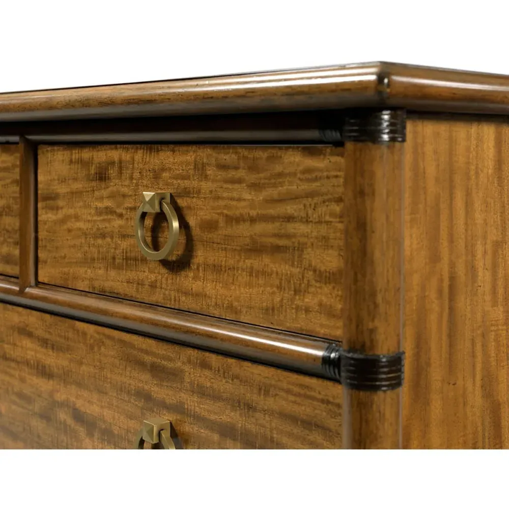 Linwood Wide Nightstand - Brown, Wood