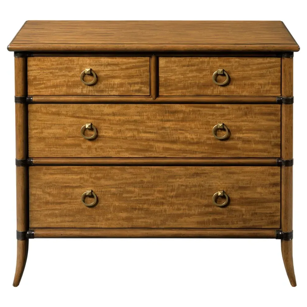 Linwood Wide Nightstand - Brown, Wood