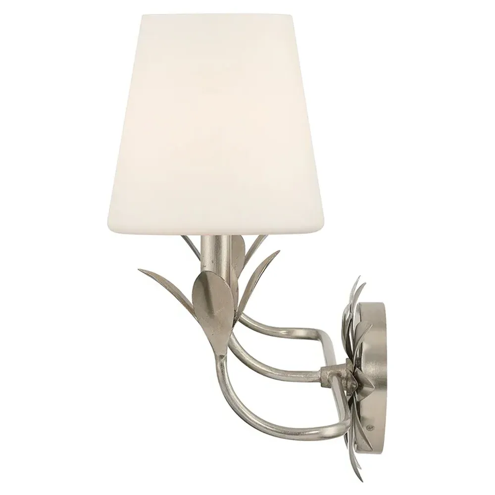 Liora 3 Light Bath Sconce - Antique Silver, Steel