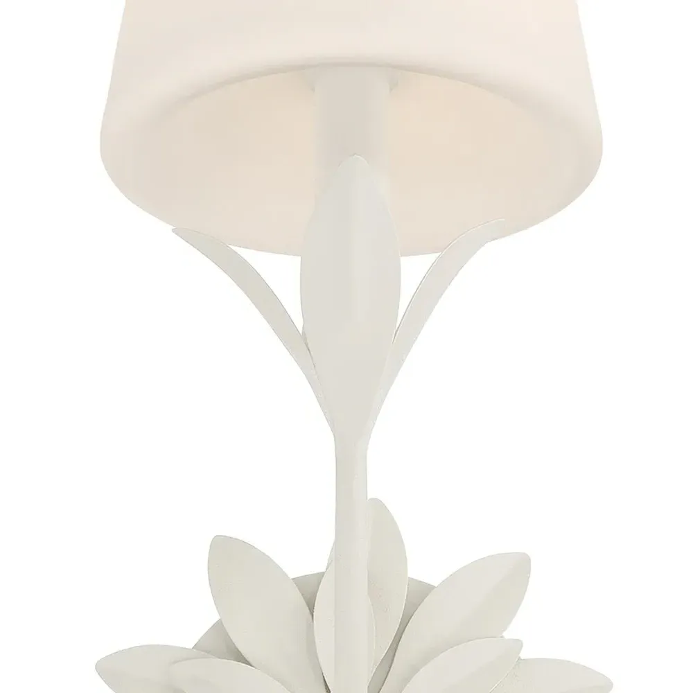 Liora 3 Light Bath Sconce - Matte White, Steel