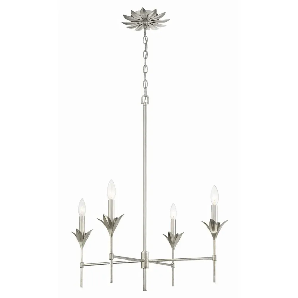 Liora Chandelier - Antique Silver, Steel