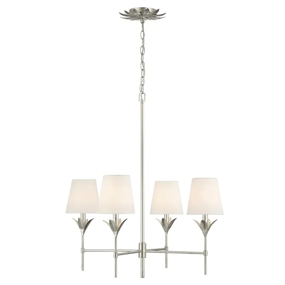 Liora Chandelier - Antique Silver, Steel