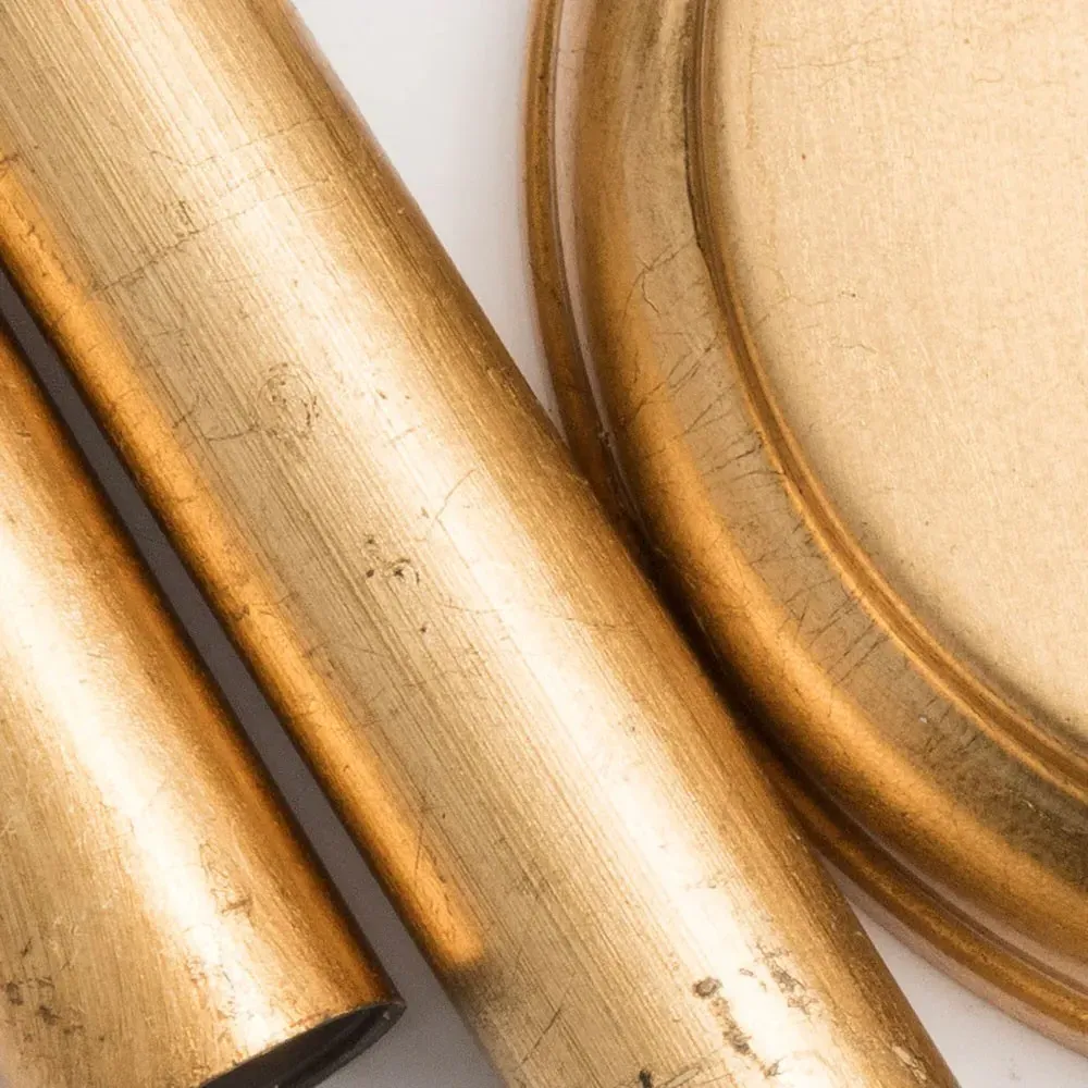 Liora Leaf Steel Chandelier - Antique Gold