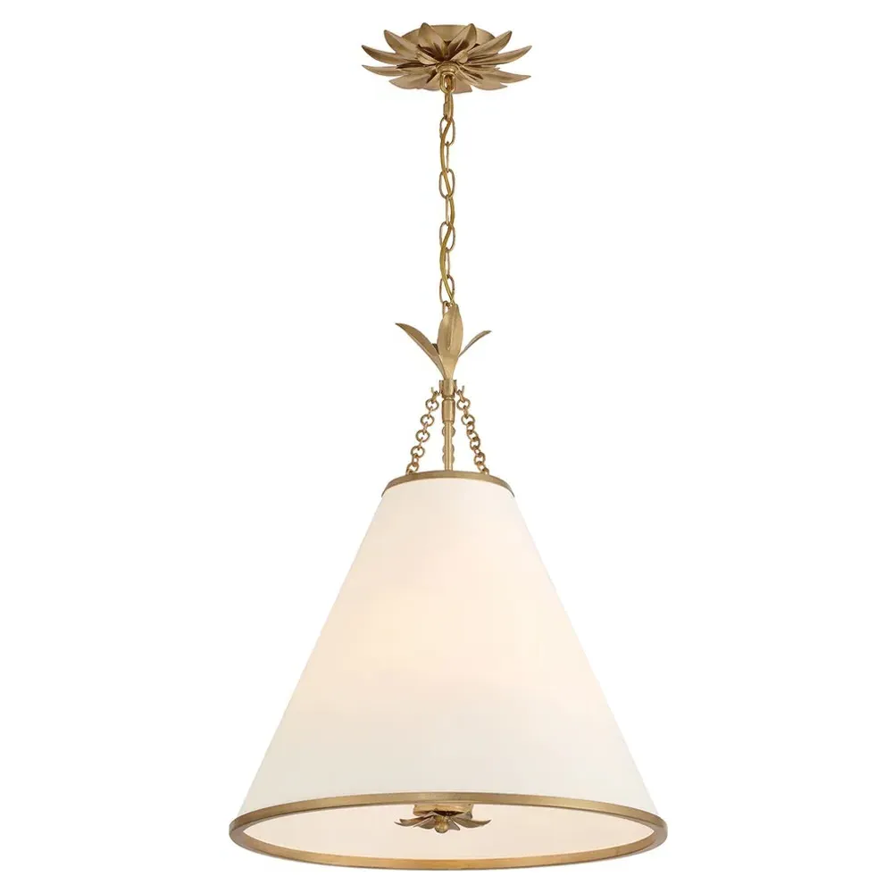 Liora Pendant Light - Antique Gold, Steel