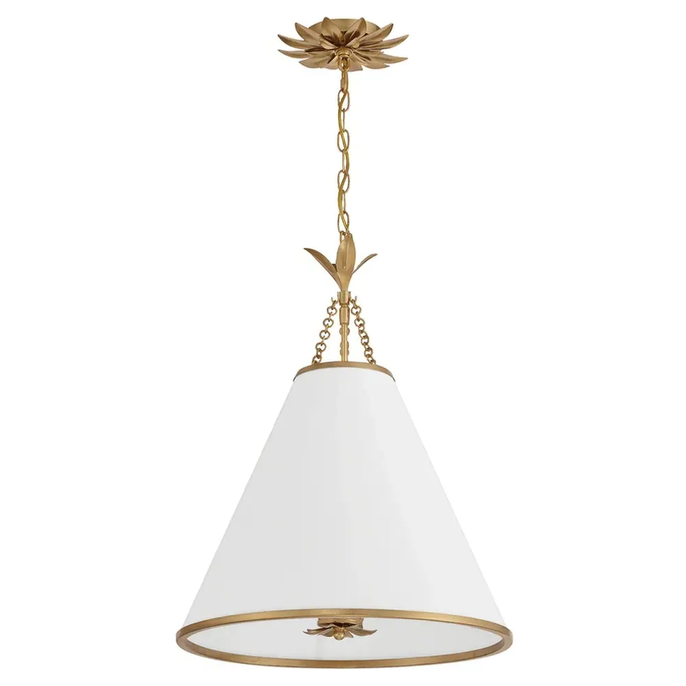 Liora Pendant Light - Antique Gold, Steel