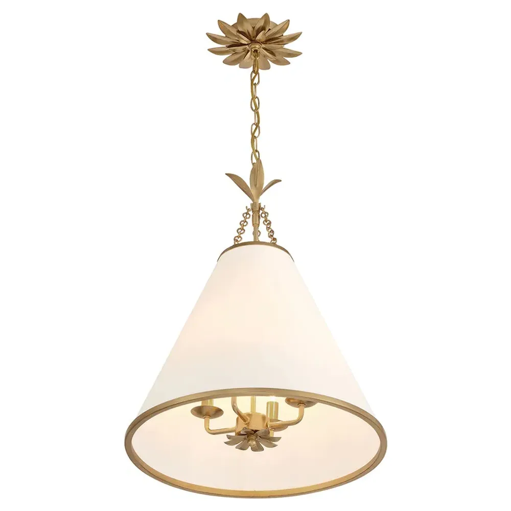 Liora Pendant Light - Antique Gold, Steel