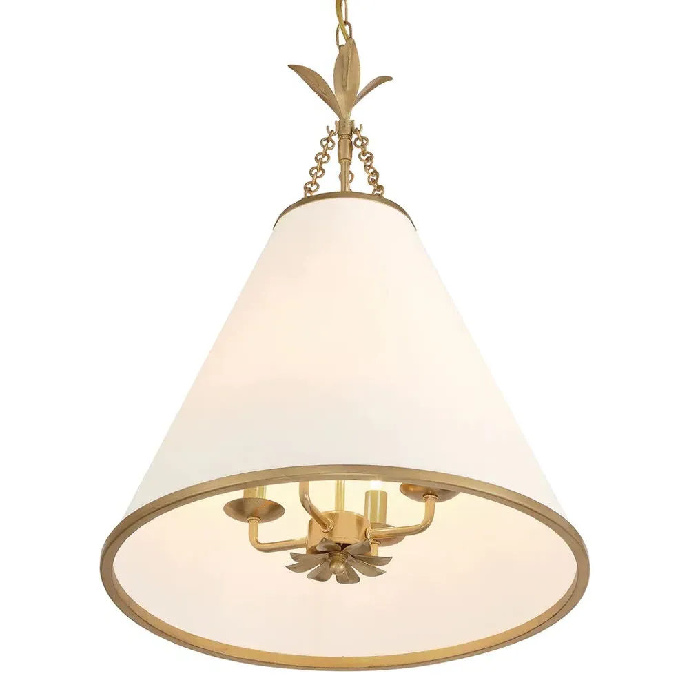 Liora Pendant Light - Antique Gold, Steel