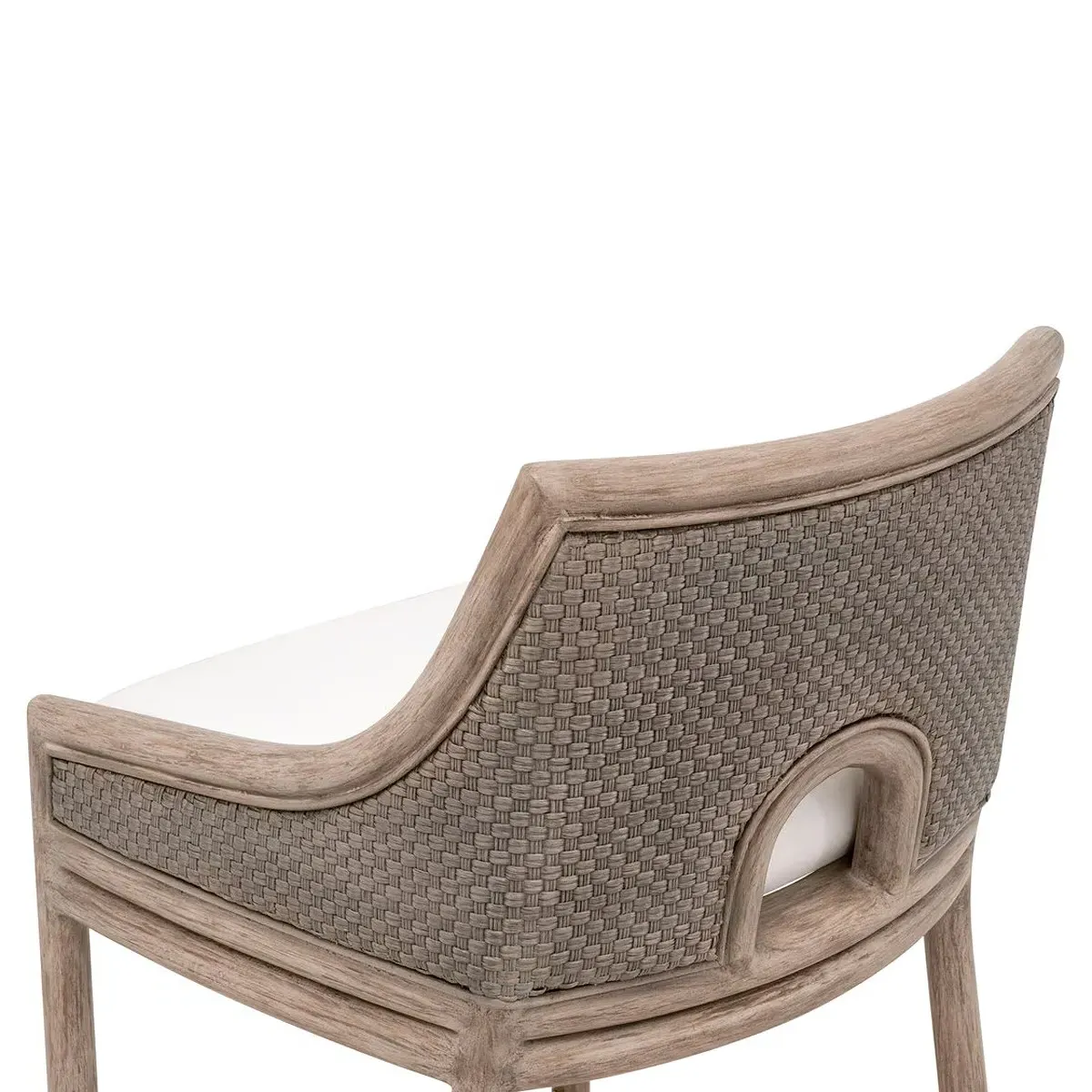 Lira Counter Stool - Grey, Mahogany