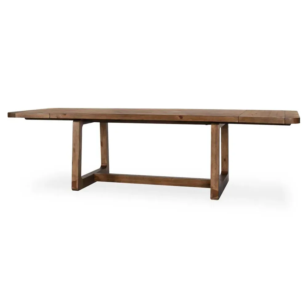 Lissa Extendable Rectangular Dining Table - Brown, Oak