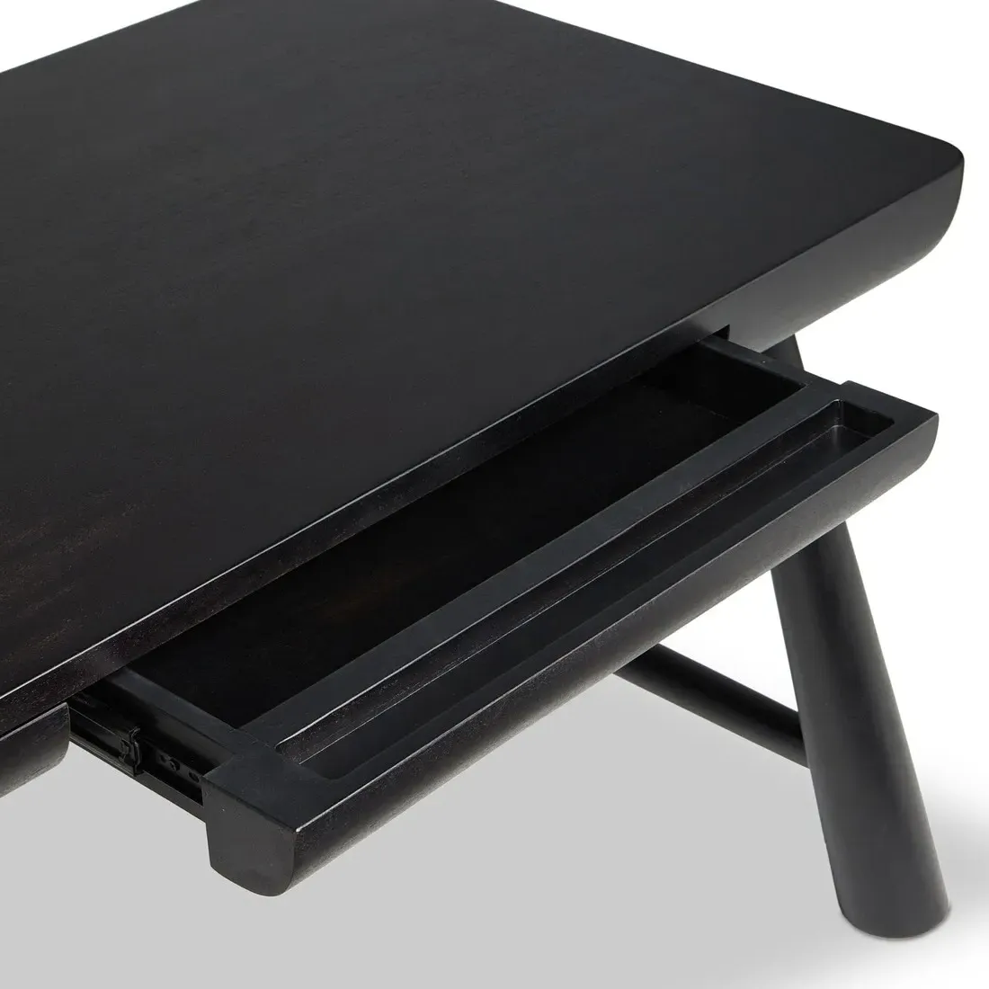 Livia Desk - Worn Black, Acacia