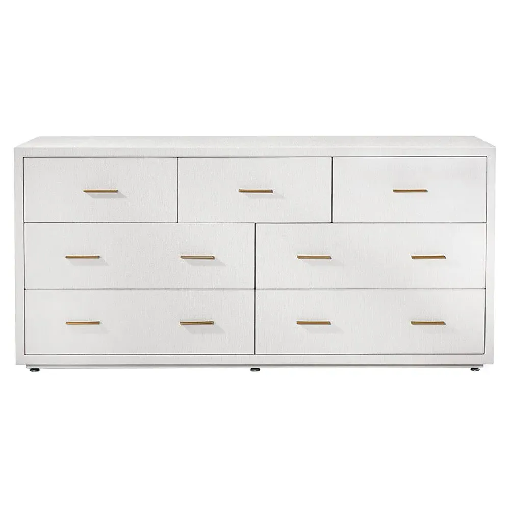 Livia Dresser - Natural White, Faux Linen image