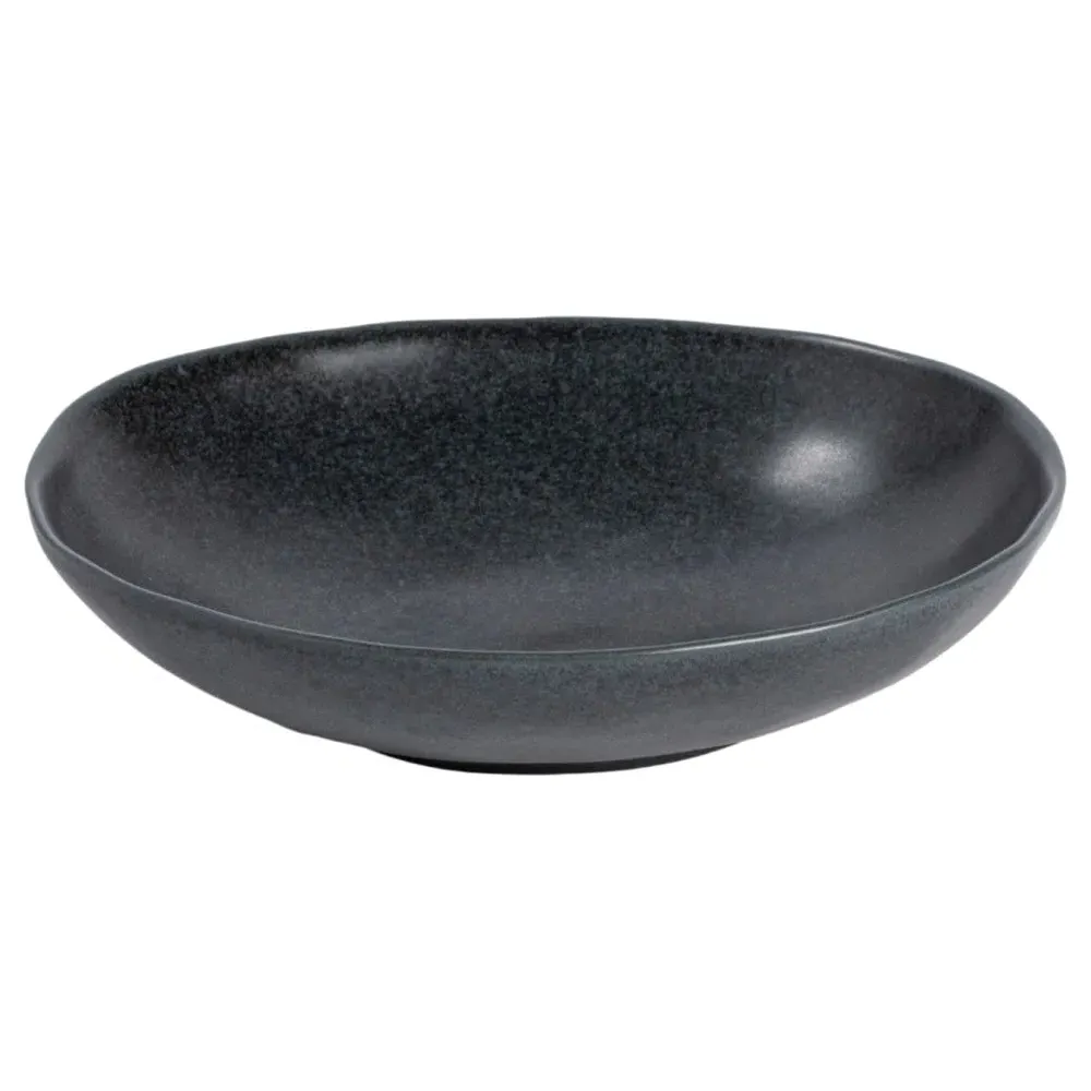Livia Pasta Bowl Set of 4 - Matte Black, Stoneware