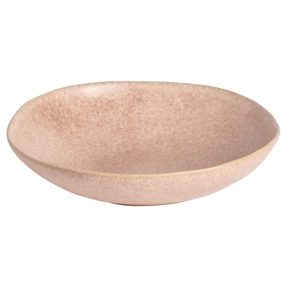 Livia Pasta Bowl Set of 4 - Mauve Rose, Stoneware
