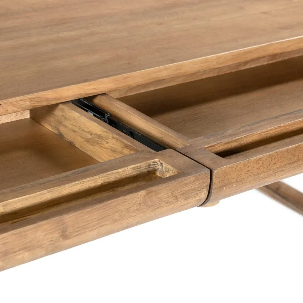 Livia Wood Desk - Brown
