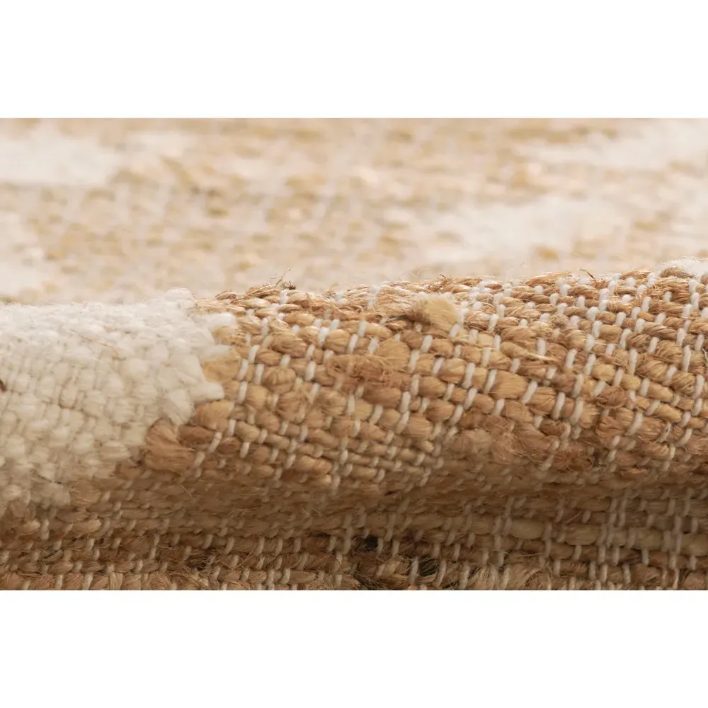 Lizbeth Floral Patterned Rug - Ivory, Blended Yarn