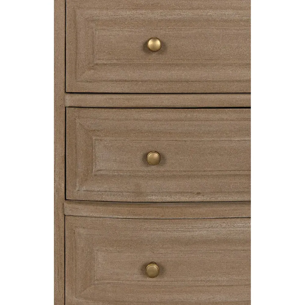 Londyn 3 Drawer Bachelor Chest - Weathered Brown, Mahogany