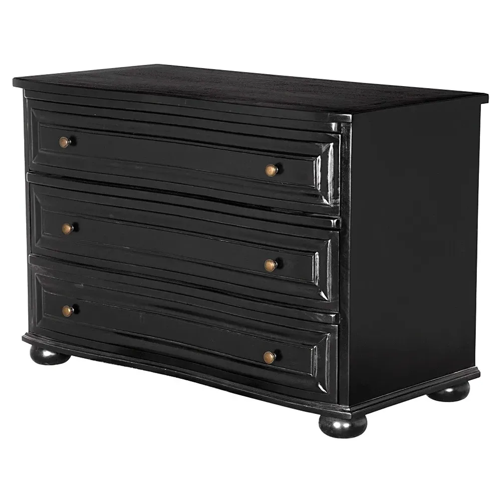 Londyn Dresser - Black, Mahogany