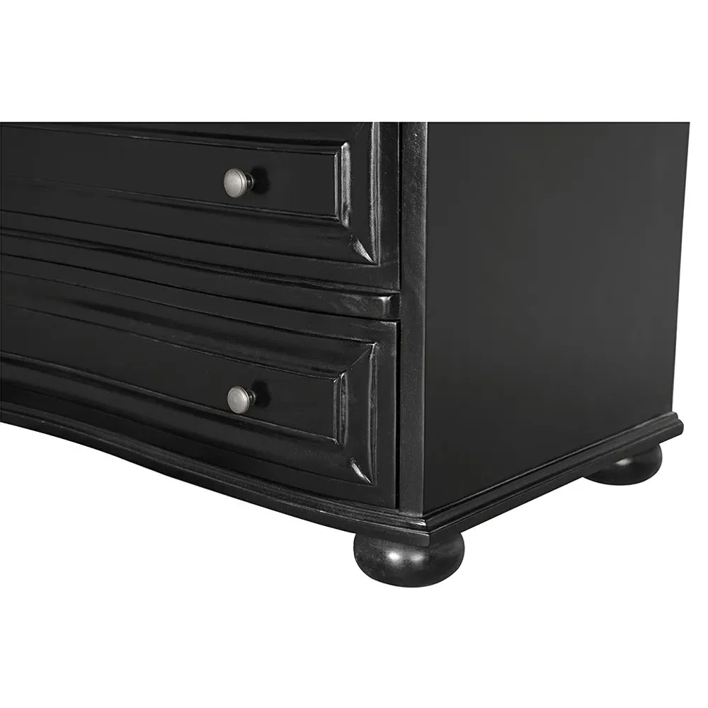 Londyn Dresser - Black, Mahogany